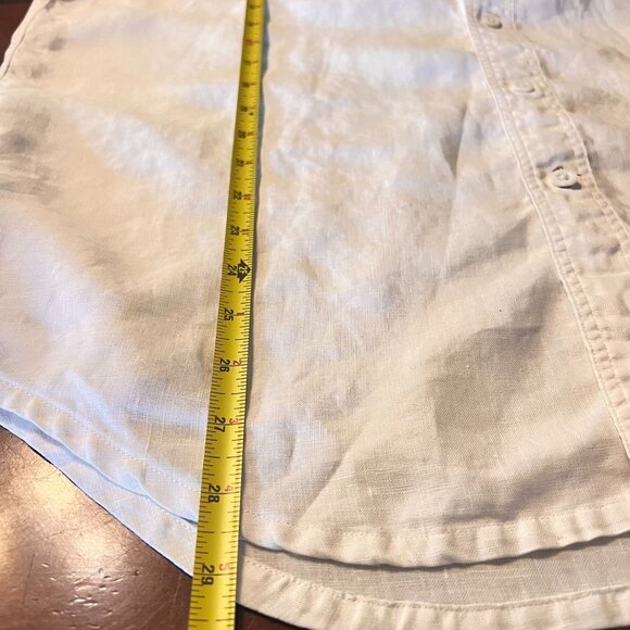 vintage Tommy Bahama Indigo Palms Mens White Short-Sleeve Button-Down Shirt M‎ - Picture 4 of 5